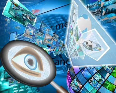 Searching eye 스톡 일러스트