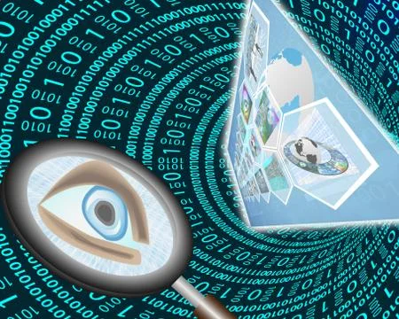 Searching eye イラスト素材