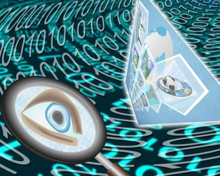 Searching eye イラスト素材