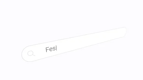 Searching For Fes In An Internet Search Engine - Close Up Stock Footage 333793045