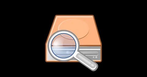 Searching file on HDD computer Stock Footage 253983802