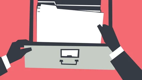 Searching for the files. Stock Footage 103486637