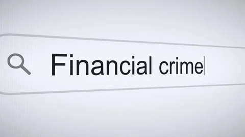 Searching Financial Crime on the Internet, Computer Screen Macro Stock Footage 277206785