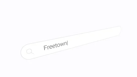 Searching Freetown On The Internet Browser - Close Up Stock Footage 333792903
