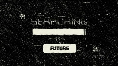 Searching for future hand draw animation Stock Footage 231730769