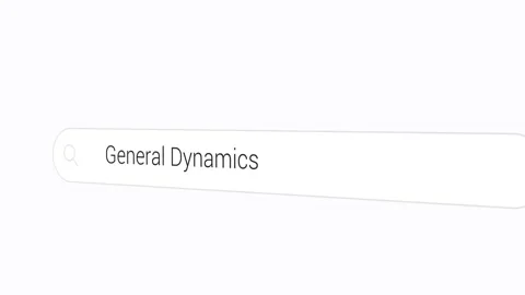 Searching General Dynamics on the Search Engine Stock Footage 258428395