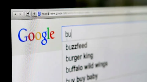 Searching on Google Stock Footage 33904479