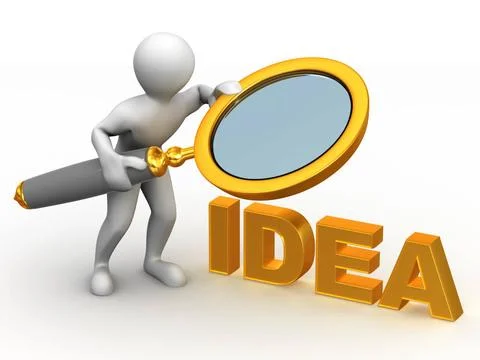 Searching idea. 3d Searching idea Copyright: xZoonar.com/MaksymxYemelyanov... 스톡 사진