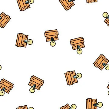 Searching idea vector seamless pattern Stockillustratie