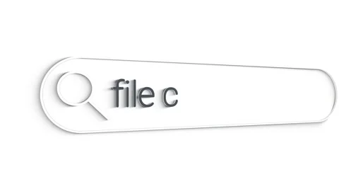 Searching for information about file in the Internet browser. Typing in a search Stock Footage 151543334