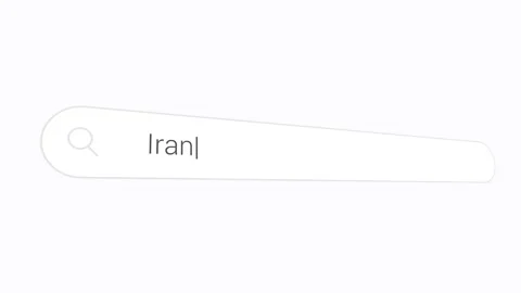 Searching Iran In The Internet Browser - Close Up Stock Footage 313873444