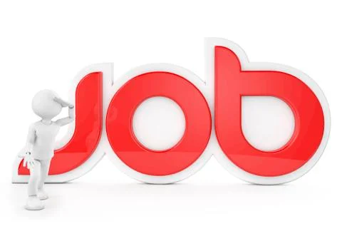 Searching job Stock Illustration