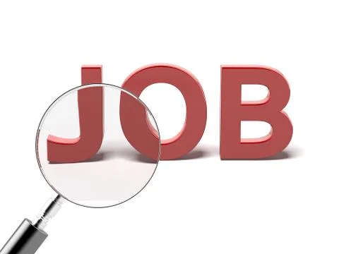 Searching for job Иллюстрация