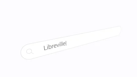 Searching Libreville On The Internet - Close Up Stock Footage 334371569