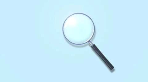 Searching with Loupe. Loop 3d animation. Alpha mask. HD 1080. Stock Footage 58056177