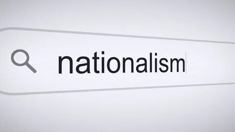 Searching Nationalism on the Internet, Computer Screen Macro Stock Footage 305857402