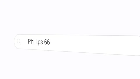 Searching Phillips 66 on the Search Engine Stock Footage 258428391