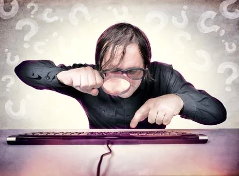 Searching Stockfoto's
