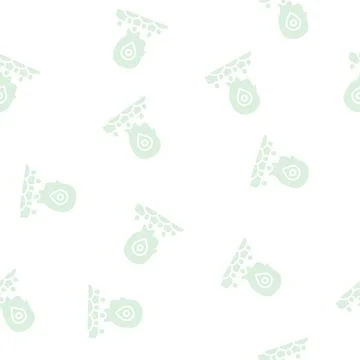 Searching potential client crowdsoursing service glyph seamless pattern Stock Illustration