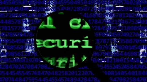 Searching for security online Stock Footage 80762888