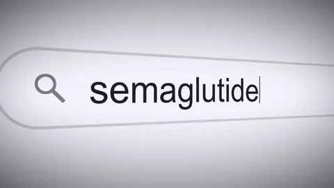 Searching Semaglutide on the Internet, Computer Screen Macro Stock Footage 311045614