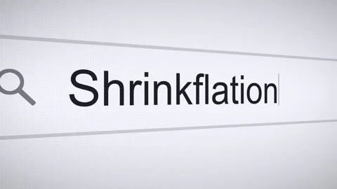 Searching Shrinkflation on the Internet, Computer Screen Macro Stock Footage 271233503