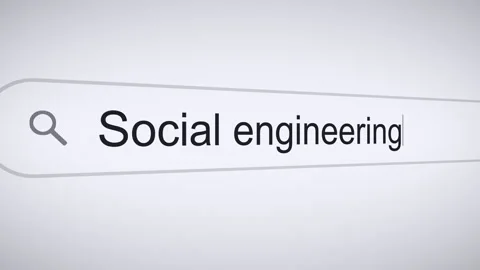 Searching Social Engineering on the Internet, Computer Screen Macro Stock Footage 278215005