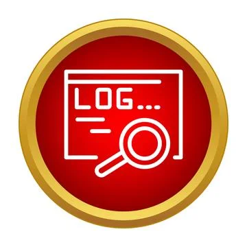 Searching system log data for information analysis 스톡 일러스트