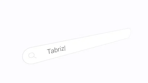 Searching Tabriz, Iran On The Internet Web Search Browser. Close-up Shot 動画素材 335984677