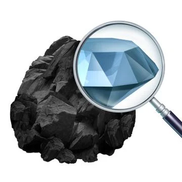 Searching For Value Stock Illustration