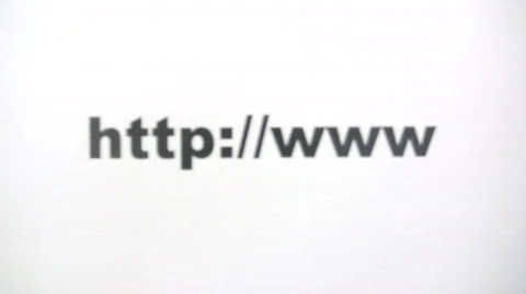 Searching for a Web Address Video stock 366021