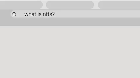 Searching what is nfts on the web. search bar. what is nfts? Stock Footage 263138043