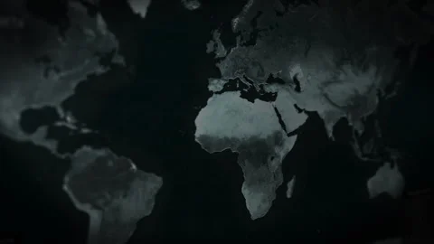 Searching the Whole World Map. Tracking Process. Finding the Location. UI. Stock Footage 242191789