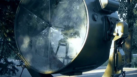 The searchlight during the second world war Stock Footage 113005805