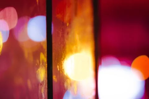 Searchlights at a concert Stock Photos