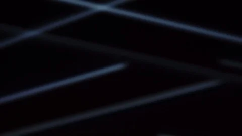 Searchlights on the night black sky. Stock Footage 100897329