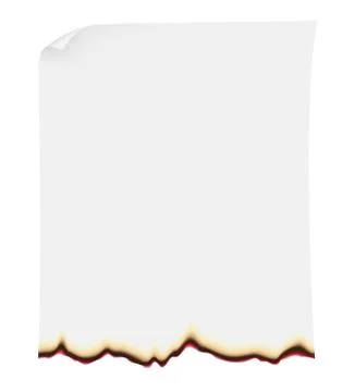 Searing paper illustration Stock Illustration