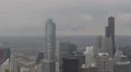 Sears Willis Tower Trump International Hotel Chicago Skyline Aerial View Daytime HD Footage