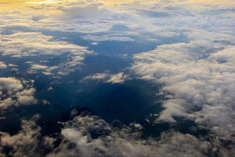 Seas of clouds Stock Photos