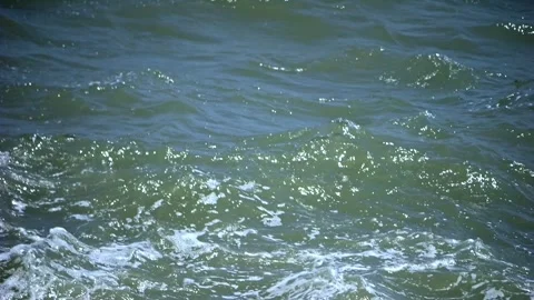 Sea's tumultuous waves recorded in captivating slow motion. 스톡 동영상 251324565
