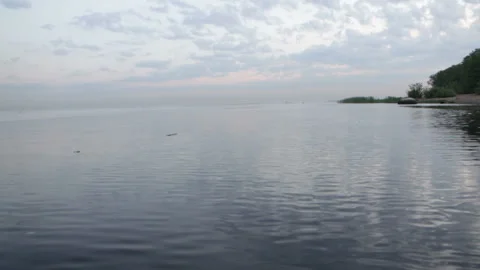 Seascape from aboard the boat Stock Footage 113144274