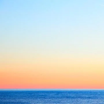 Seascape after sundown 스톡 사진