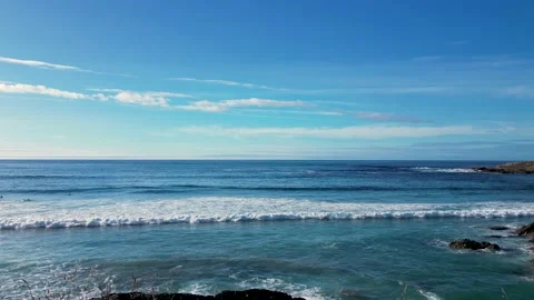 Seascape And Rolling Waves Stock Footage 227304717