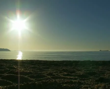 Seascape and sun. #66 Stock-Footage 10740050