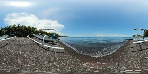 Seascape. Bali. VR 360. Stock Footage 222965473