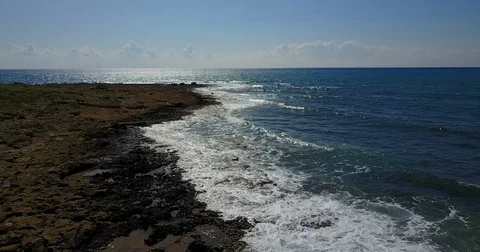 Seascape. Drone Point of View . Stock Footage 74173721