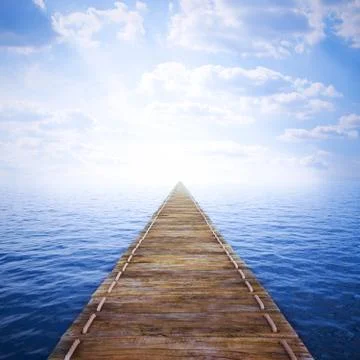 Seascape Stock Illustration