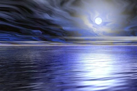 Seascape Stock-Illustration