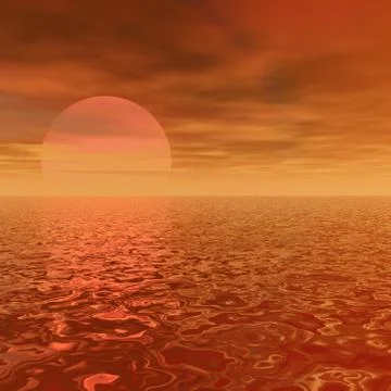 Seascape Stock-Illustration