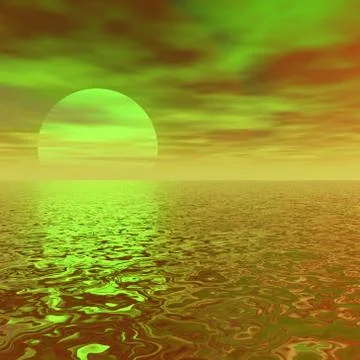 Seascape Stock-Illustration